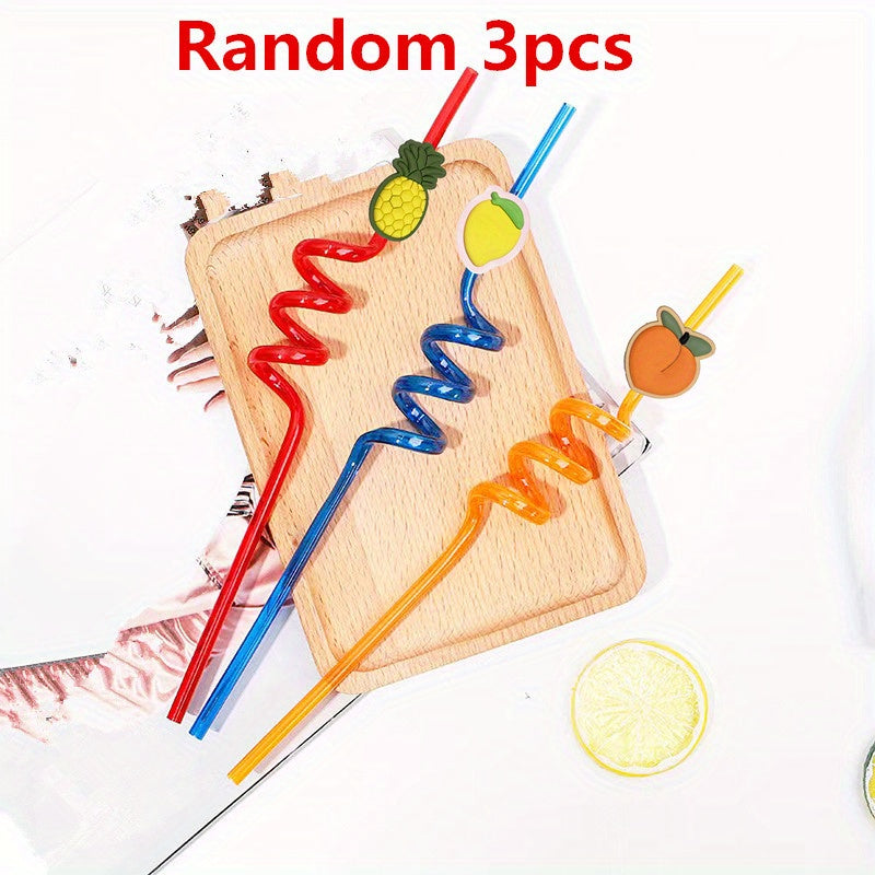Eco Kids' Straws Fun Cartoon Designs Parties & Everyday Use