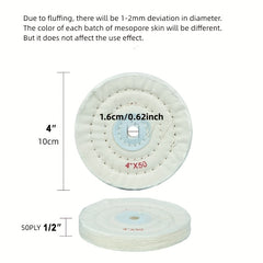 4in 50ply 16mm Cloth Wheel for Polishing and Buffing