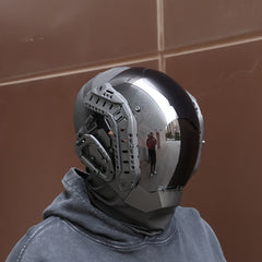 Cyberpunk Mask Cosplay Halloween Mechanical Real life Field Props