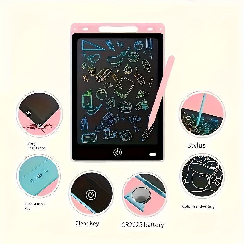 10pcs Colorful LCD Writing Boards for School Home Easter Birthday