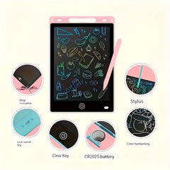 10pcs Colorful LCD Writing Boards for School Home Easter Birthday