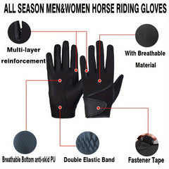 Equestrian Gloves Riding Gloves Flying Disc Gloves