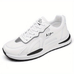 Men's Lace Up Sneakers Athletic Shoes Wear Resistant and Breathable