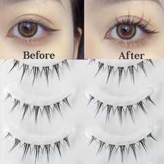 Natural Look Short Japanese False Eyelashes TS11