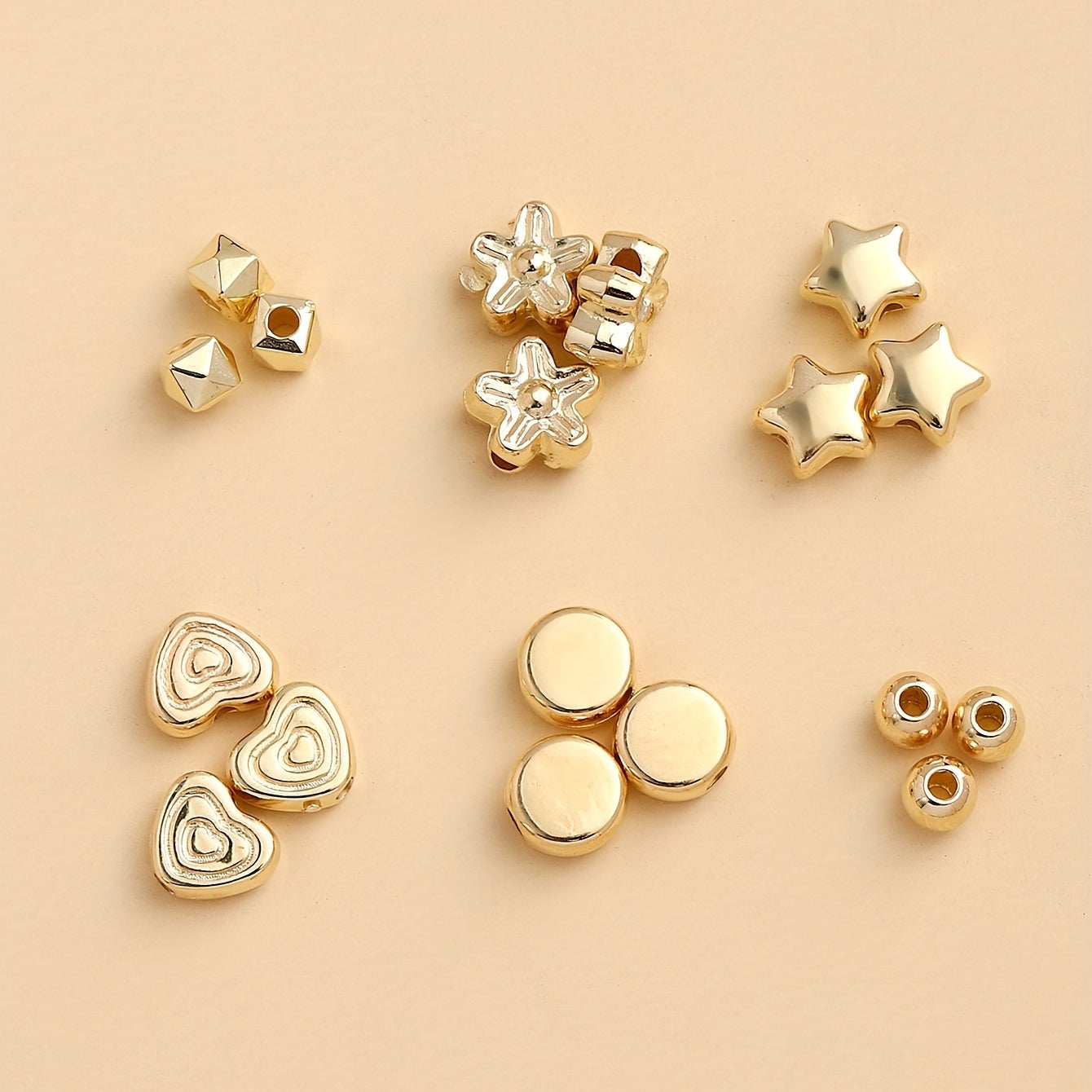 1200pcs Small Hole Beads Face cut Beads CCB Set DIY Making Jewelry Bags