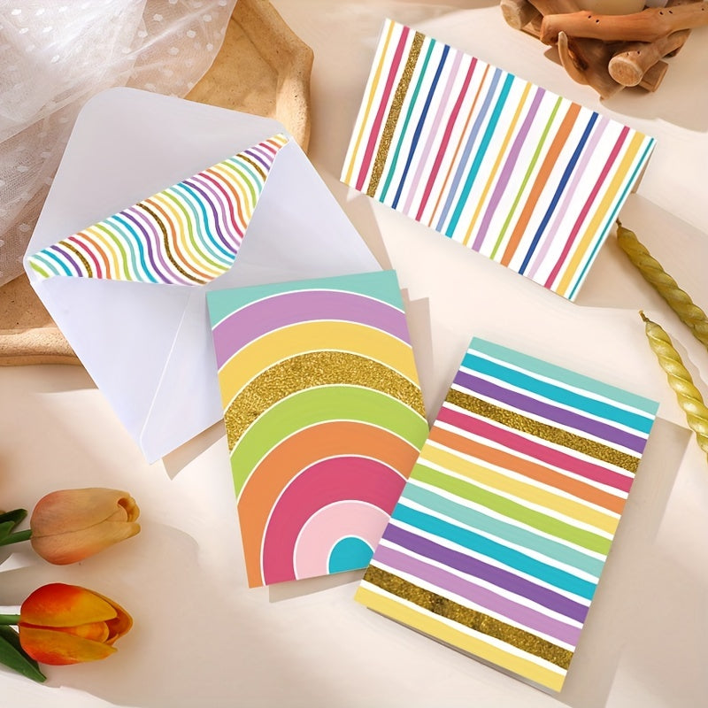 6 Birthday Greeting Card Set with Envelopes