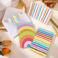6 Birthday Greeting Card Set with Envelopes