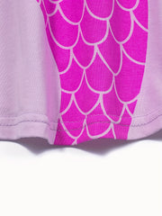 Toddler Girls Mermaid Graphic Pajamas Set