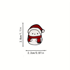 Christmas Santa Claus Corsage Pin Backpack Accessories