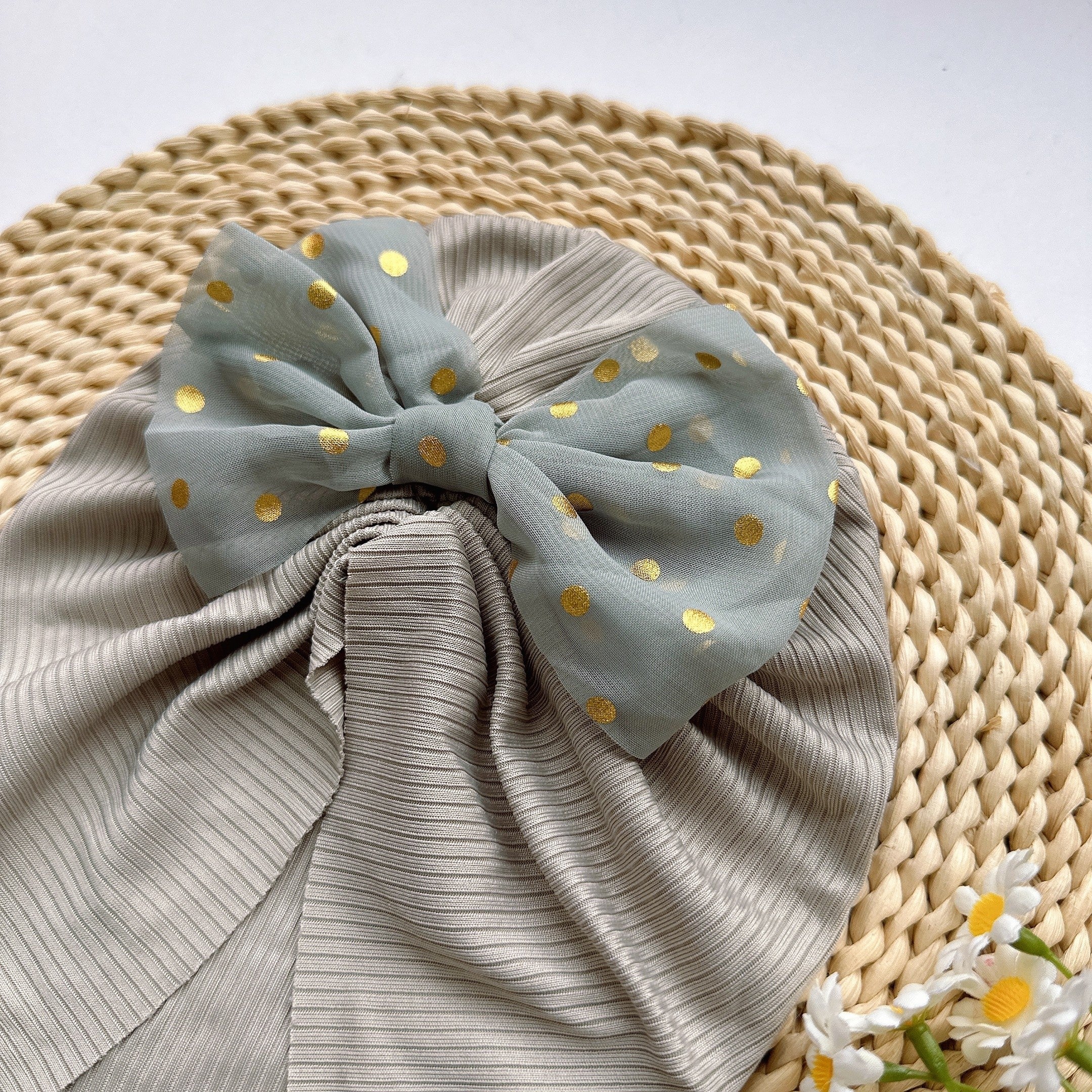 Baby Thin Headband Soft & Comfortable Bow Hat for Infants & Newborns