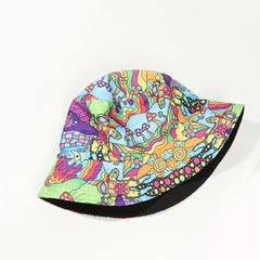 Ethnic Style Retro Casual Sunshade Bucket Hat