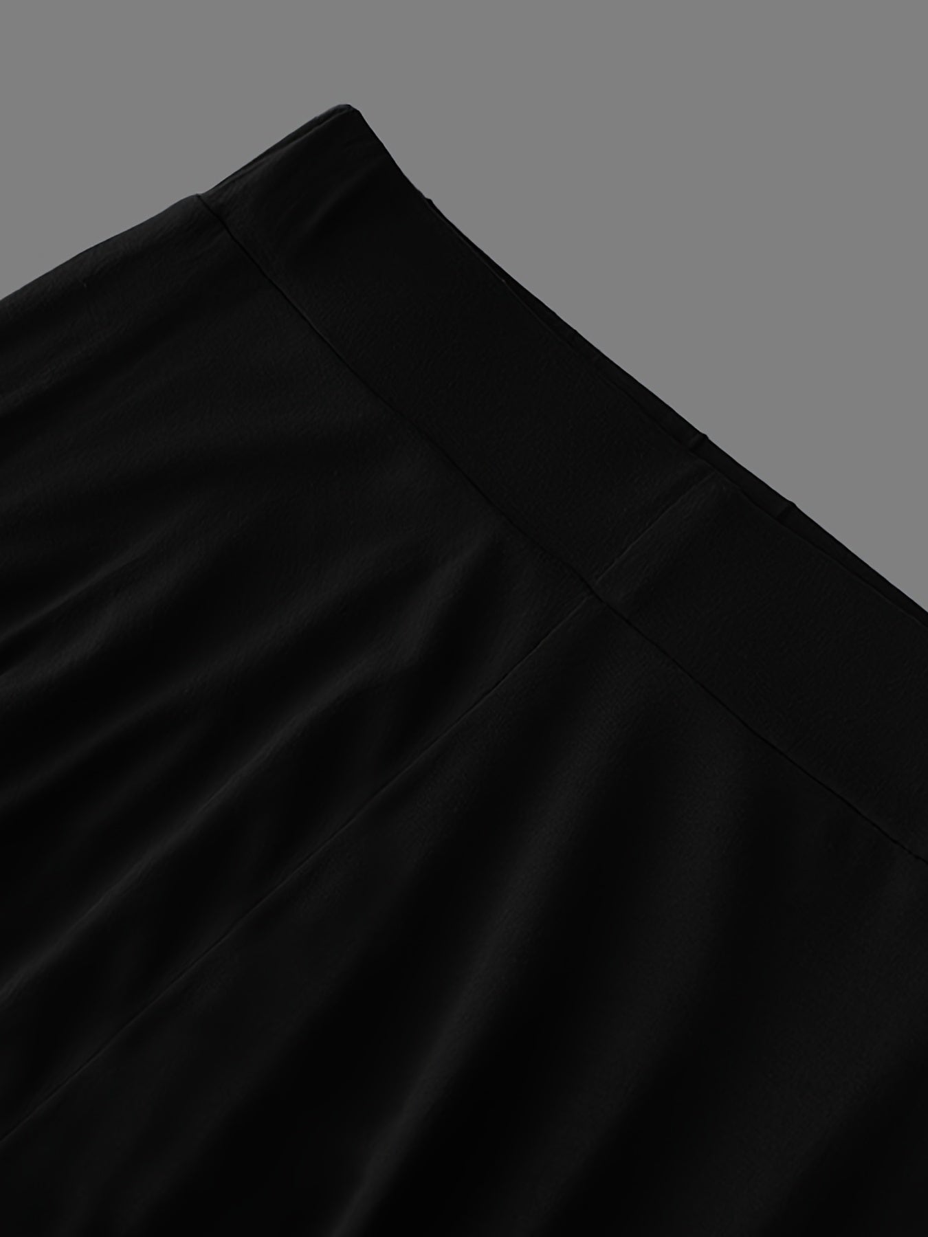 High Waist Pleated Skirt Casual Solid Women's Clothing