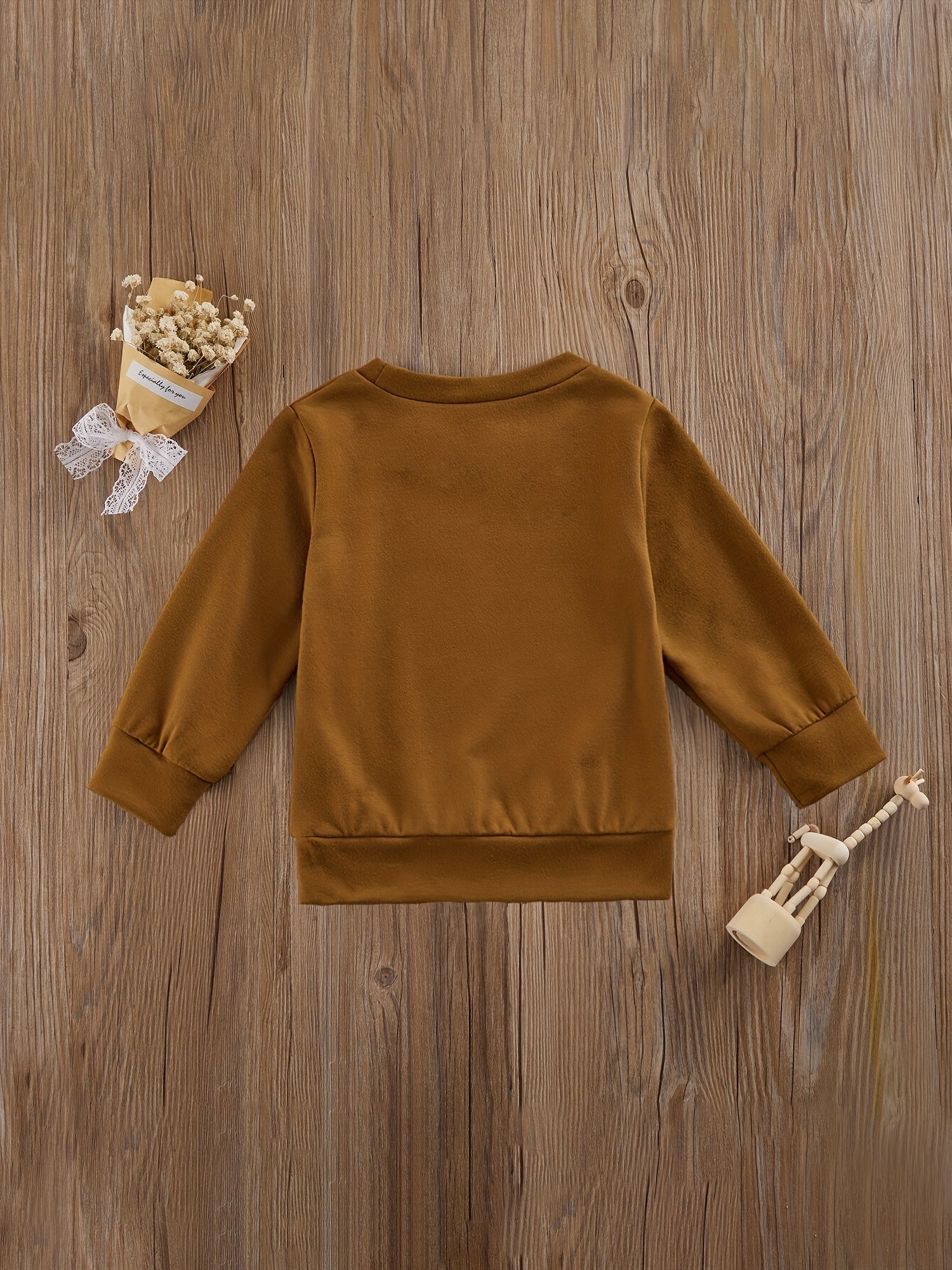 Toddler's Blessed Letter Sweatshirt Boy's Casual Pullover