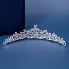 Kids Princess Crown Flower Faux Pearl Headwear