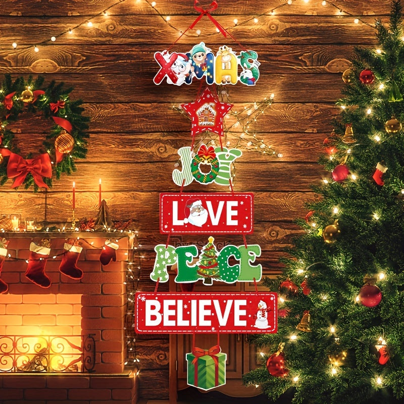 Christmas Tree Door Decoration for Party