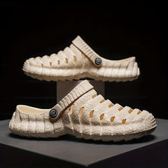 Men's Foam Clog Sandals with Strap - Outdoor Walking Shoes