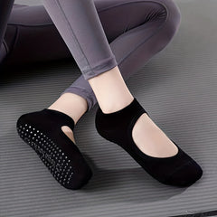 Professional Non-slip Yoga Socks for Women - Breathable Cotton Socks