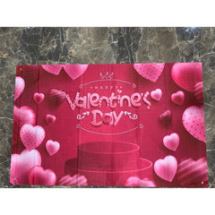 Happy Heart Signs Hanging Backdrop Banner Photo Background Party Decorations