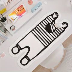 Cute Boy's Back Mousepad Large Office Keyboard Pad