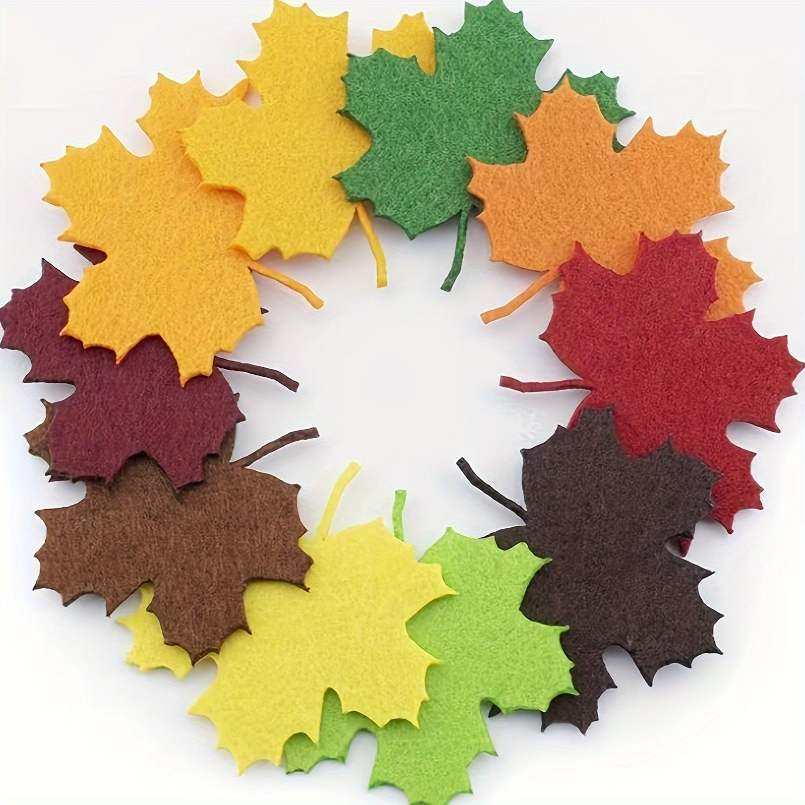 20pcs Removable Autumn Leaves Decoration Thank You Tree Craft