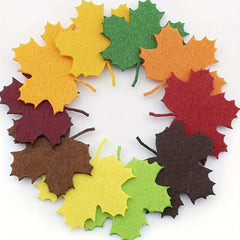 20pcs Removable Autumn Leaves Decoration Thank You Tree Craft