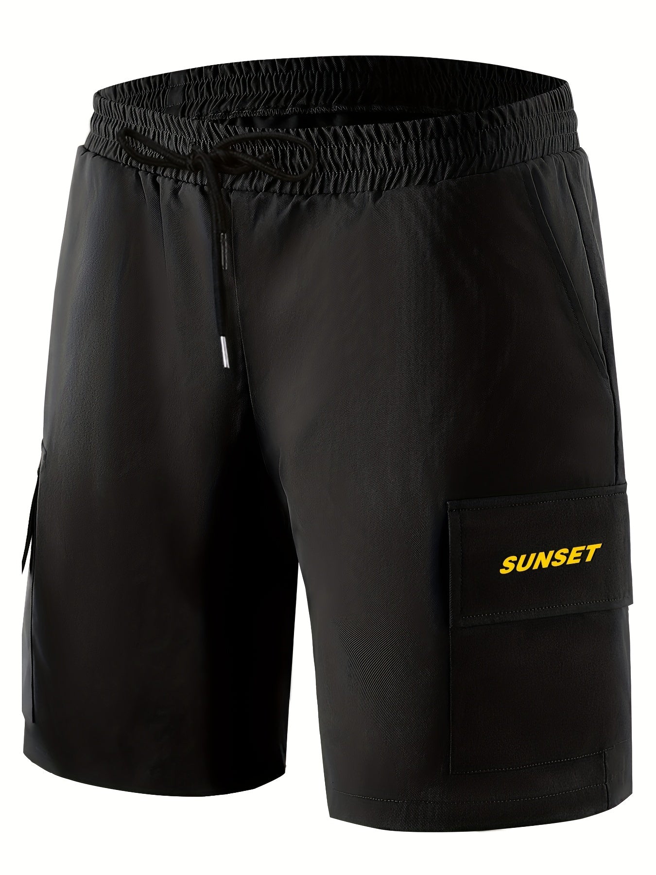 Men's Cargo Shorts with Drawstring Waist
