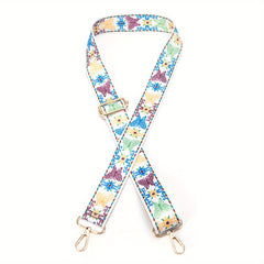 Boho Colorful Butterfly Shoulder Strap Purse Crossbody Strap