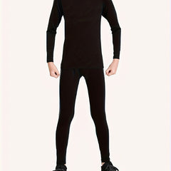 Boys Quick Dry Compression Set Long Sleeve Shirt Shorts Base Layer Pants