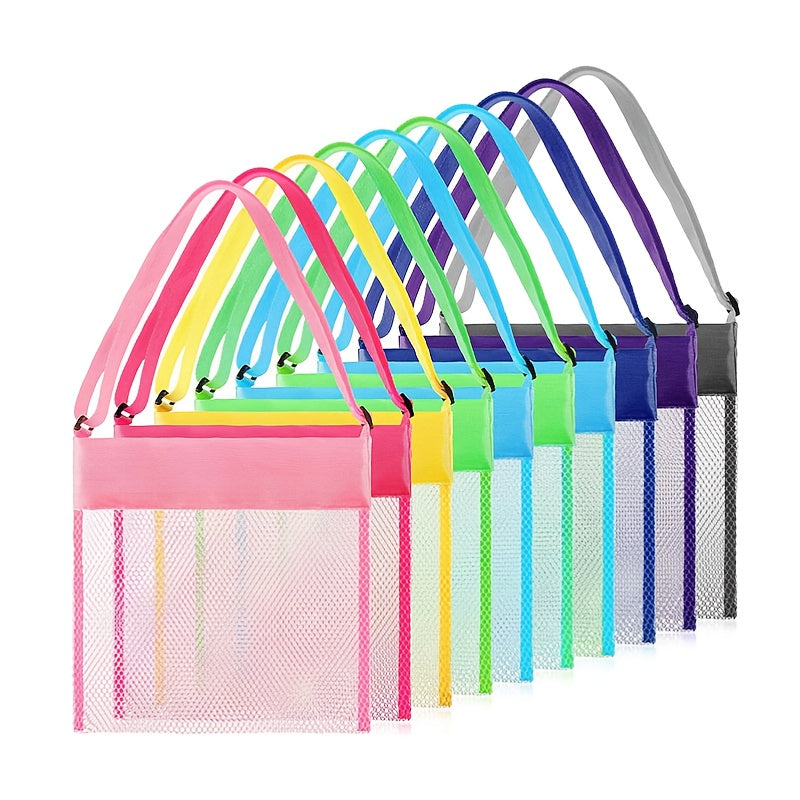 Nylon Mesh Beach Handbag Sandproof Tote Bag