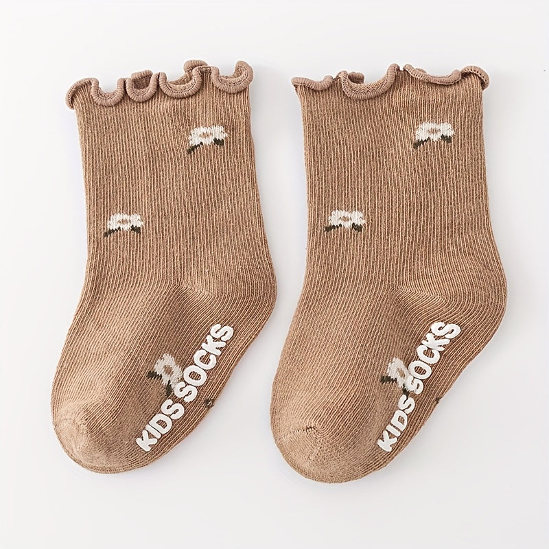 Cotton Anti Slip Baby Socks For Newborns - Spring/Autumn