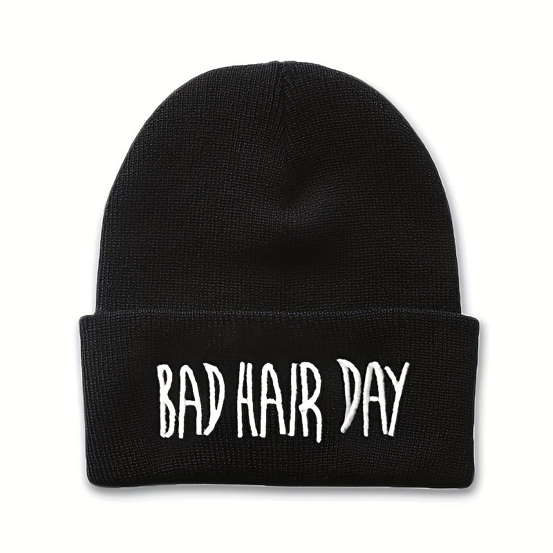 Embroidered Cold Hat Men's Winter Woolen Beanie Street Wear