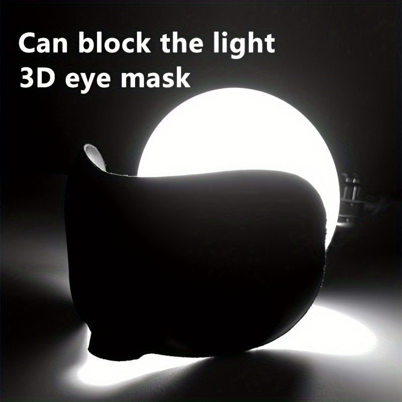 Soft Breathable 3D Blackout Eye Mask for Travel Yoga Meditation
