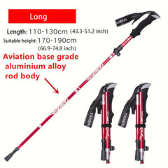 2pcs Lightweight Trekking Poles for Hiking Camping Outdoor Walking