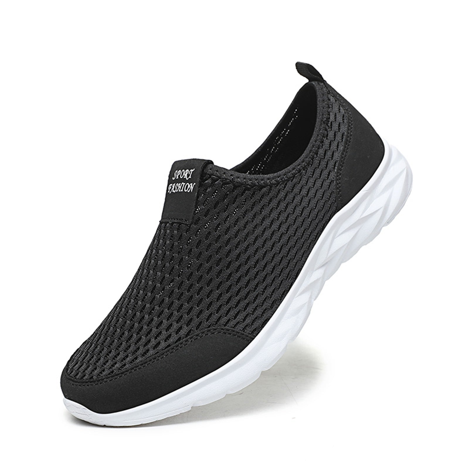 Men's Slip On Mesh Walking Shoes Breathable Lightweight