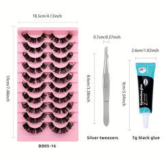 Sexy Fox Eyes DD Curling False Eyelashes Natural Look Thick False Eyelashes