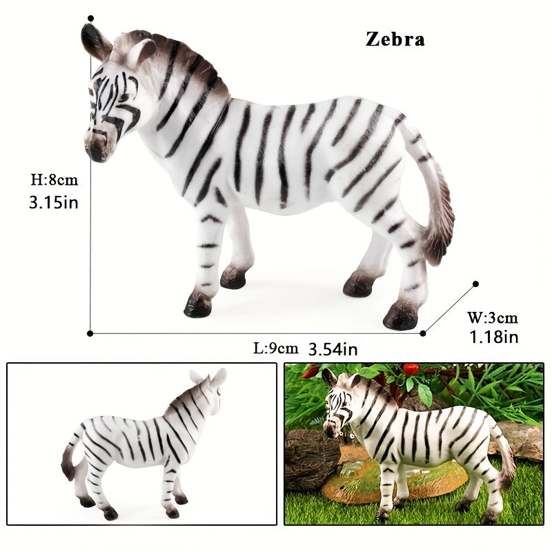 Realistic Wild Animal PVC Models Educational Jungle Safari Toys for Kids