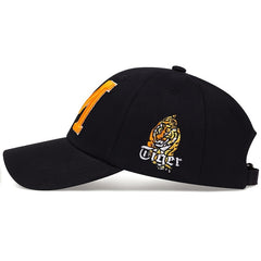 Men's M Letter Baseball Cap Tiger Hat