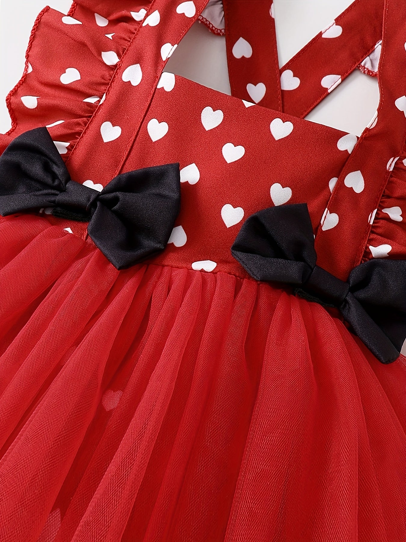 Cosplay Baby Girls Dress Set with Bow Hairband Socks - Birthday Party Dress