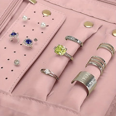 Foldable Jewelry Storage Bag Travel Jewelry Organizer