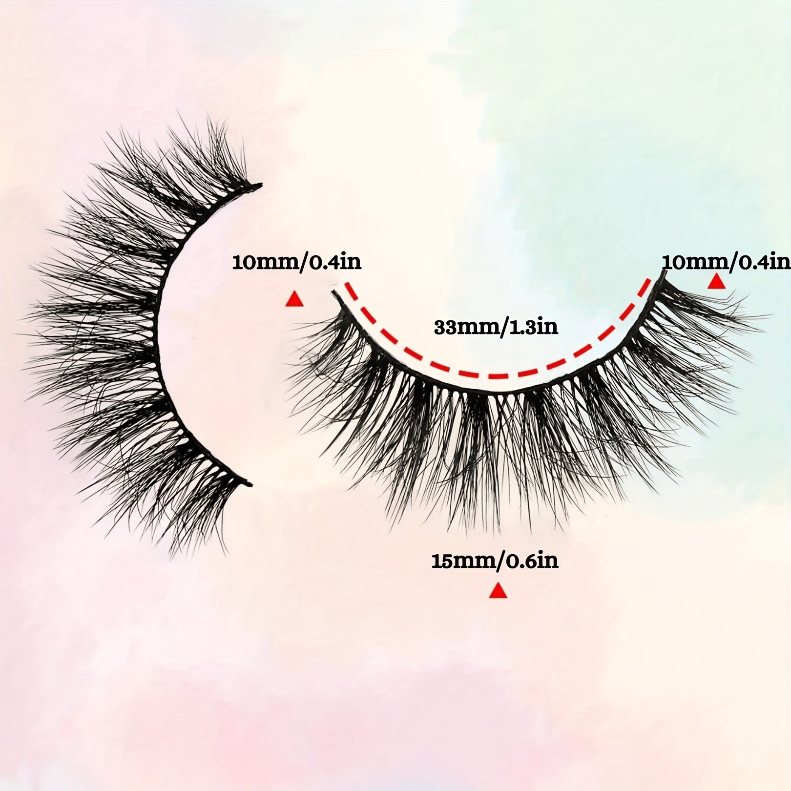 3D Mink Lashes 100 Cruelty Reusable & Natural 3 Pairs