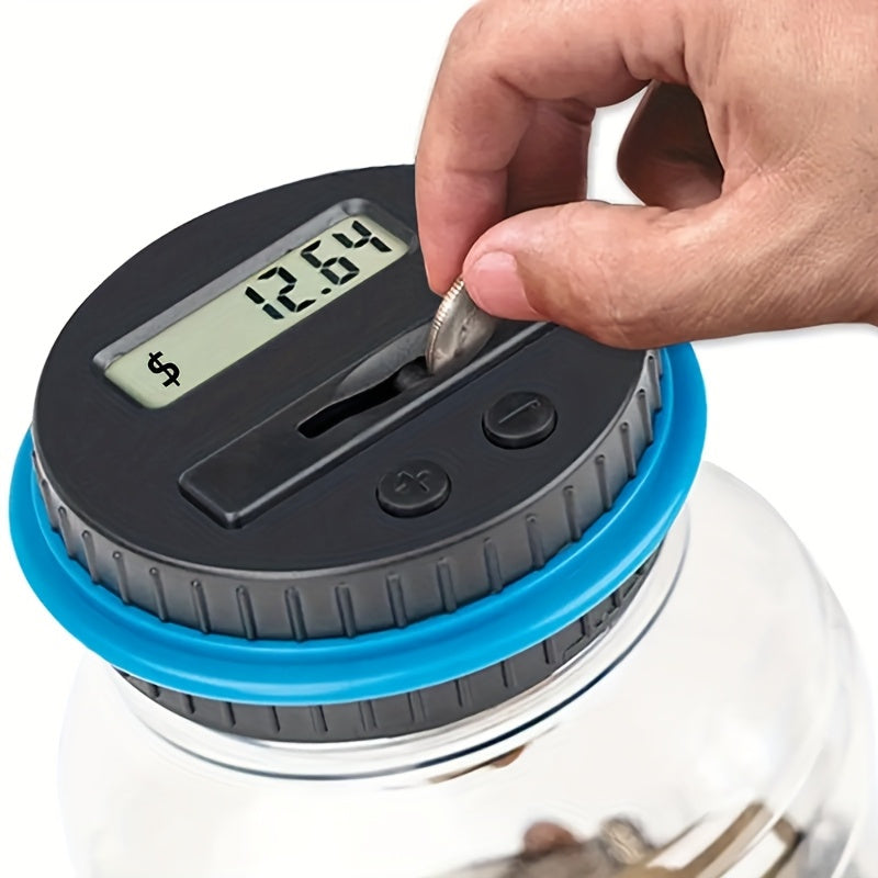 Digital Saving Money Box Coins Automatic Counting Large Capacity