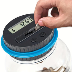 Digital Saving Money Box Coins Automatic Counting Large Capacity