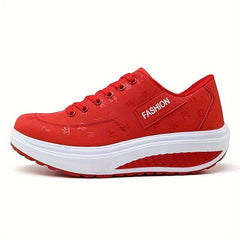 Women's Casual Wedge Shoes Height Increased Walking Shoes