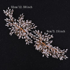 Crystal Hair Combs Wedding Accessories Rhinestone Headpiece