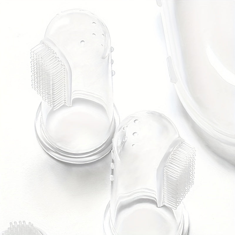 Pet Finger Toothbrush for Cats Soft Bristles Dental Hygiene