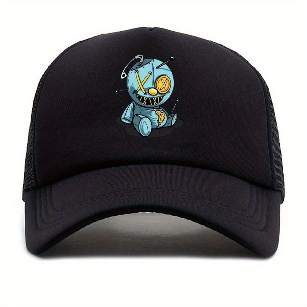 Outdoor Sunshade Baseball Cap Men's Cartoon Print Hat