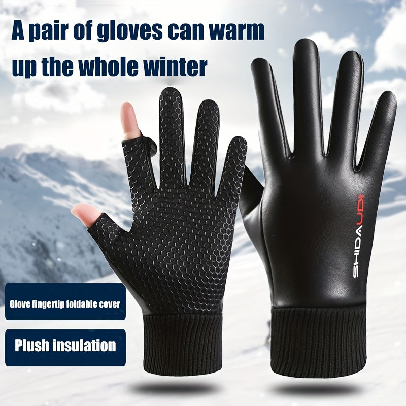 Winter Waterproof Warm Gloves for Outdoor Cycling Driving Fishing