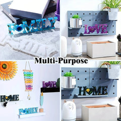 3Pcs Silicone Family Love Sign Alphabet Word Epoxy Resin Mold