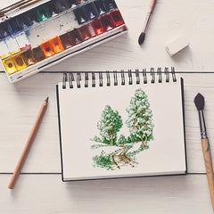 Forest Path Clear Stamps for Card Making and Scrapbooking
