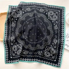 Paisley Print Bandana Shawl Casual Square Scarf Neckerchief Head Wrap
